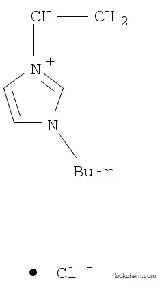 Molecular Structure of 657394-65-5 (1-butyl-3-vinyliMidazoliuM chloride)
